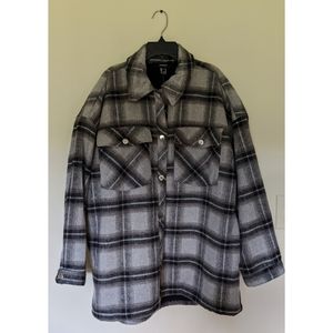 Forever 21 plaid shirt jacket